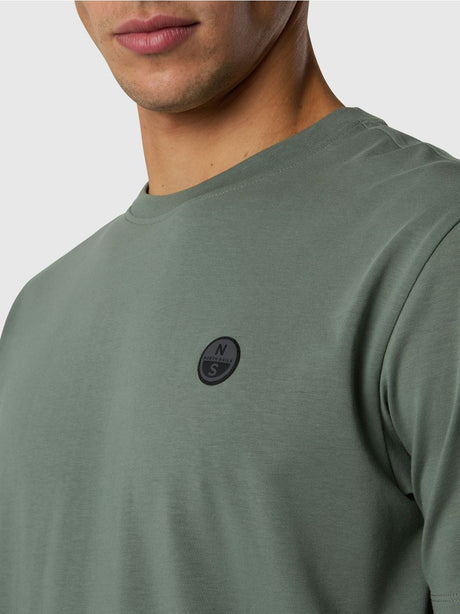 T-shirt North Sails con logo North Tech Uomo - Verde