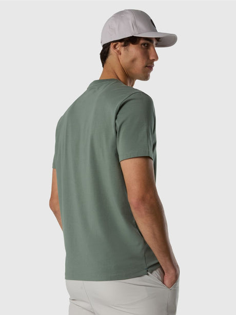 T-shirt North Sails con logo North Tech Uomo - Verde