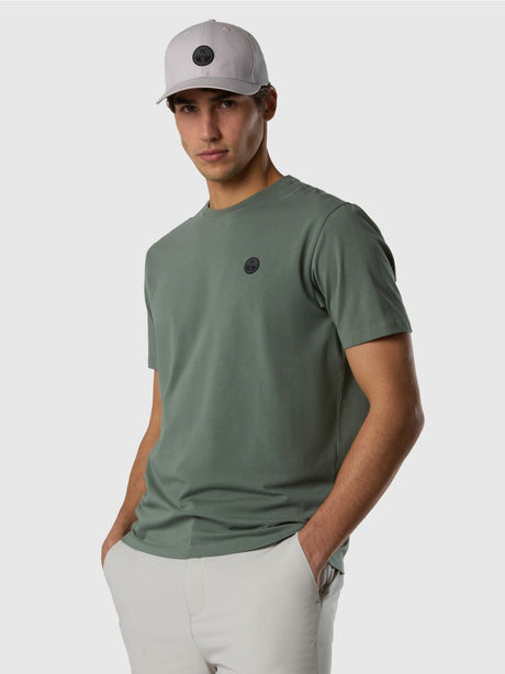 T-shirt North Sails con logo North Tech Uomo - Verde