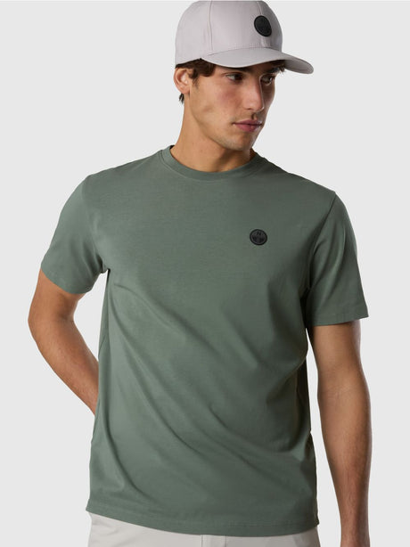 T-shirt North Sails con logo North Tech Uomo - Verde