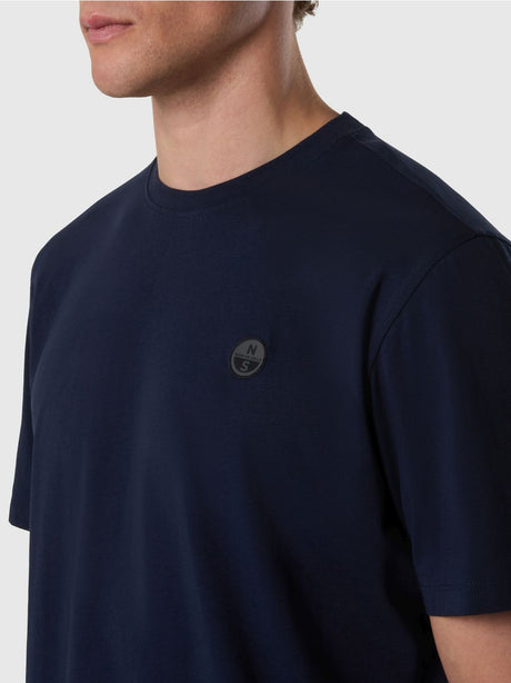 T-shirt North Sails con logo North Tech Uomo - Navy