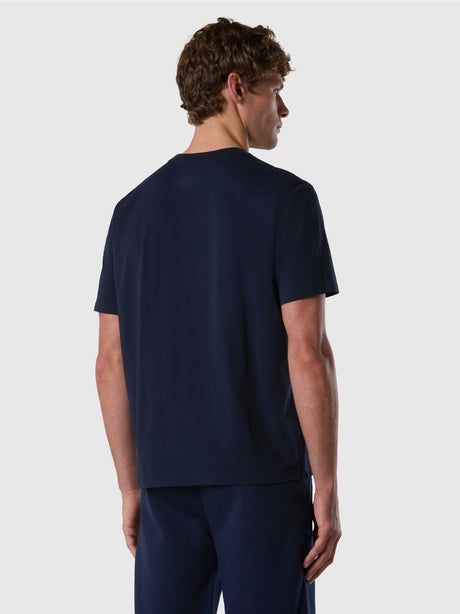 T-shirt North Sails con logo North Tech Uomo - Navy
