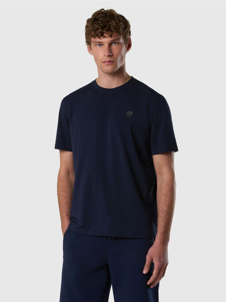 T-shirt North Sails con logo North Tech Uomo - Navy