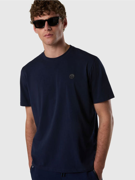 T-shirt North Sails con logo North Tech Uomo - Navy
