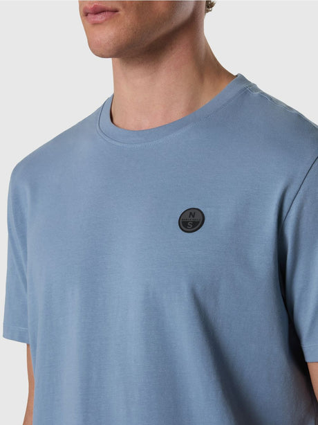 T-shirt North Sails con logo North Tech Uomo - Azzurro