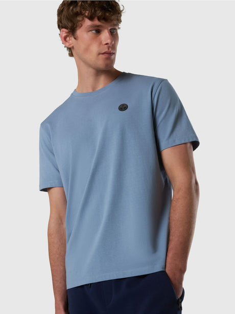 T-shirt North Sails con logo North Tech Uomo - Azzurro