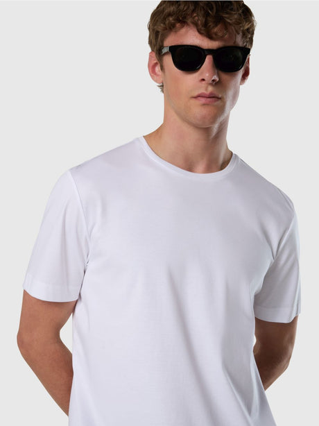 T-shirt North Sails in jersey di modal Uomo - Bianco
