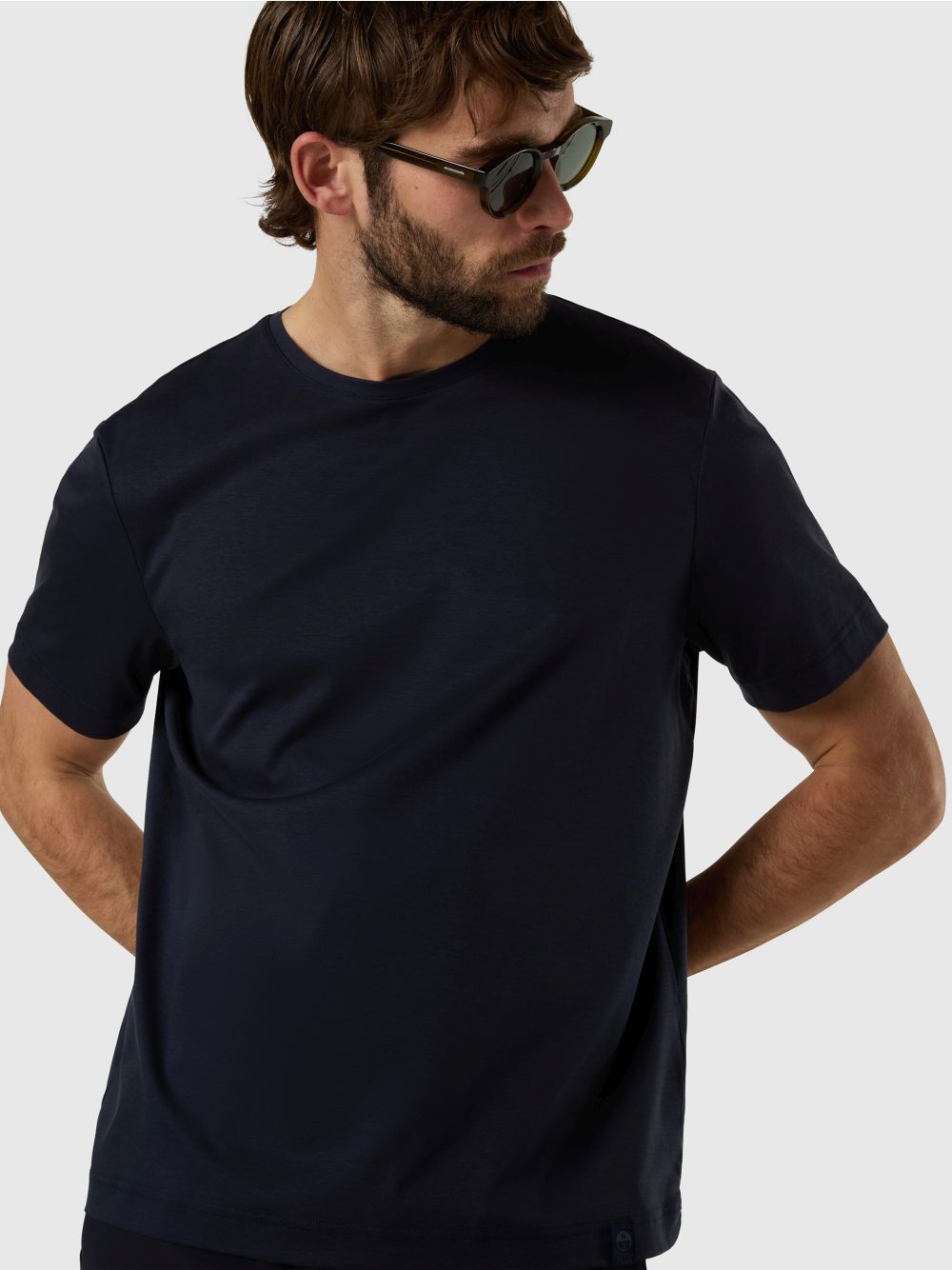 T-shirt North Sails in jersey di modal Uomo - Navy