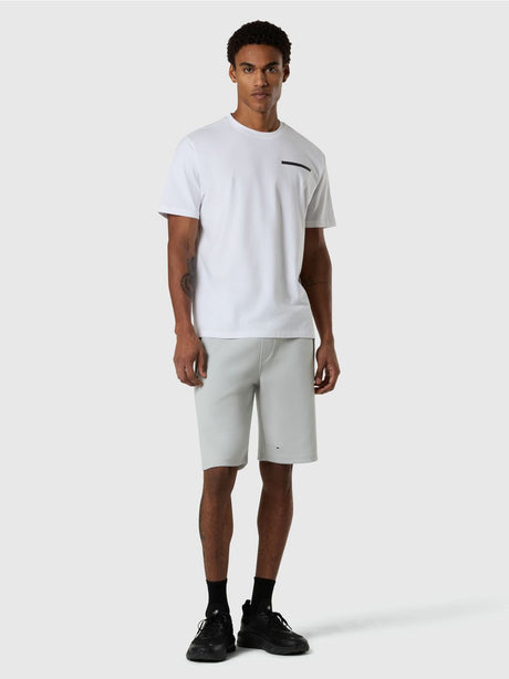 T-shirt North Sails con lettering North Sails in rilievo Uomo - Bianco