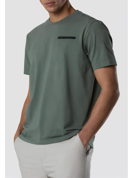 T-shirt North Sails con lettering North Sails in rilievo Uomo - Verde