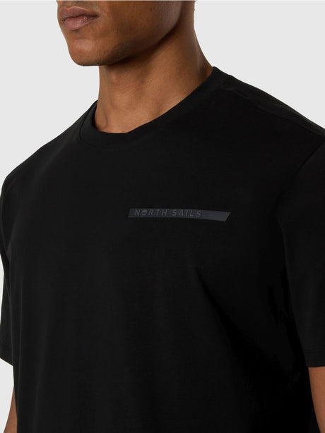 T-shirt North Sails con lettering North Sails in rilievo Uomo - Nero