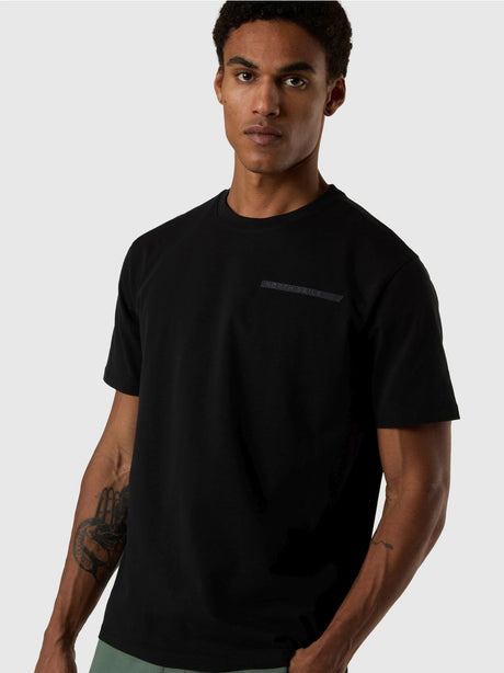 T-shirt North Sails con lettering North Sails in rilievo Uomo - Nero