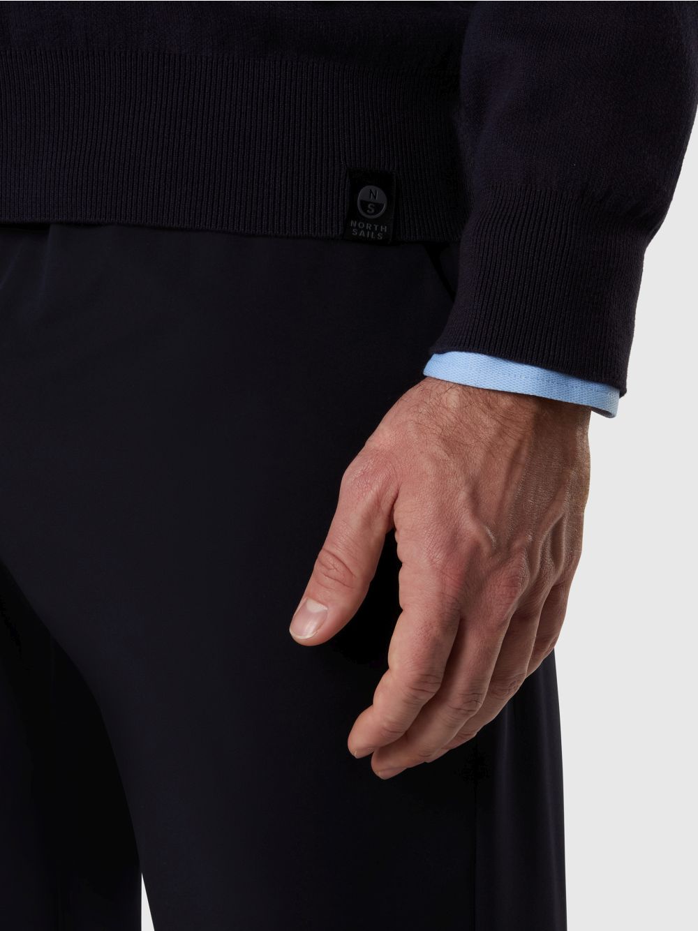 Felpa North Sails con zip impermeabile Uomo - Navy
