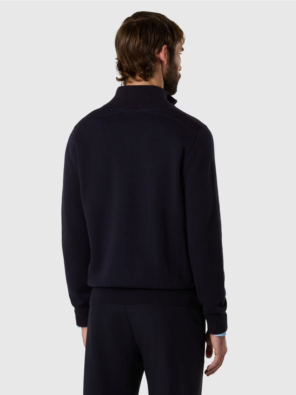 Felpa North Sails con zip impermeabile Uomo - Navy