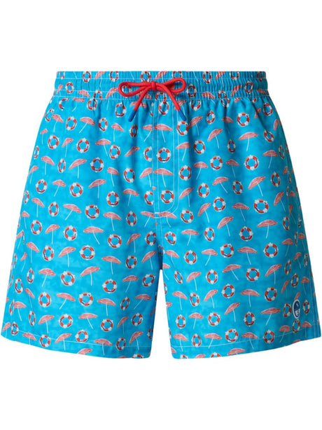 Costume North Sails mare con stampa grafica Uomo - Multicolore