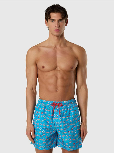 Costume North Sails mare con stampa grafica Uomo - Multicolore