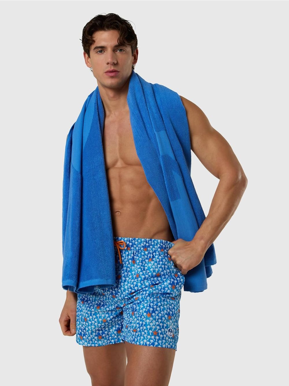Costume North Sails mare con stampa grafica Uomo - Blu