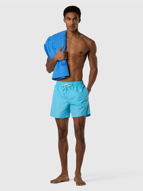 Costume North Sails mare effetto pesca ripiegabili Uomo - Celeste