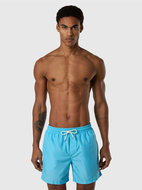 Costume North Sails mare effetto pesca ripiegabili Uomo - Celeste