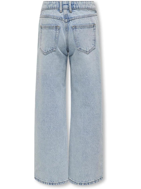 Jeans Only COBAIN RHINESTONE WIDE DNM AZG NOOS Bambina - Denim
