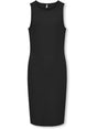Vestito Only BELFAST LIFE S/L MIDI DRESS NOOS JRS Bambina - Nero