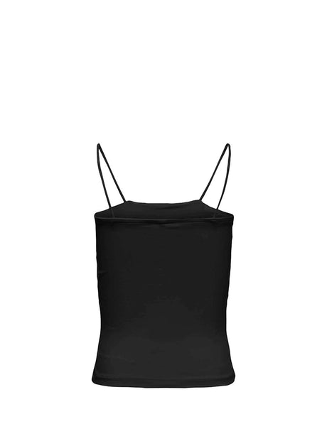 Top Only EA SHORT DOUBLE LAYER SINGLET JRS Bambina - Nero