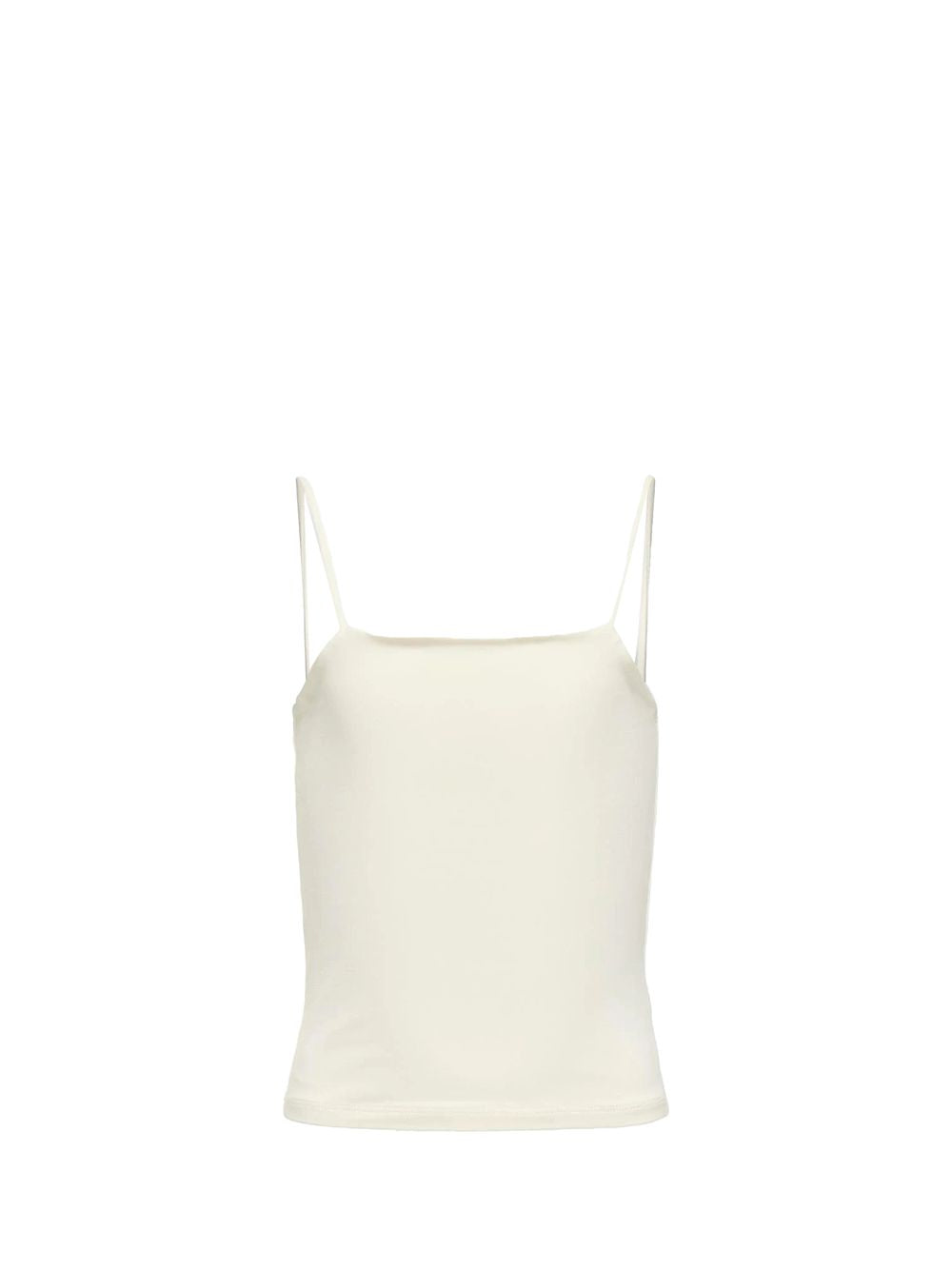 Top Only EA SHORT DOUBLE LAYER SINGLET JRS Bambina - Bianco