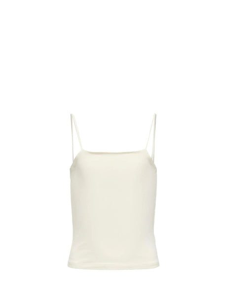 Top Only EA SHORT DOUBLE LAYER SINGLET JRS Bambina - Bianco