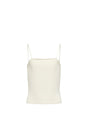 Top Only EA SHORT DOUBLE LAYER SINGLET JRS Bambina - Bianco