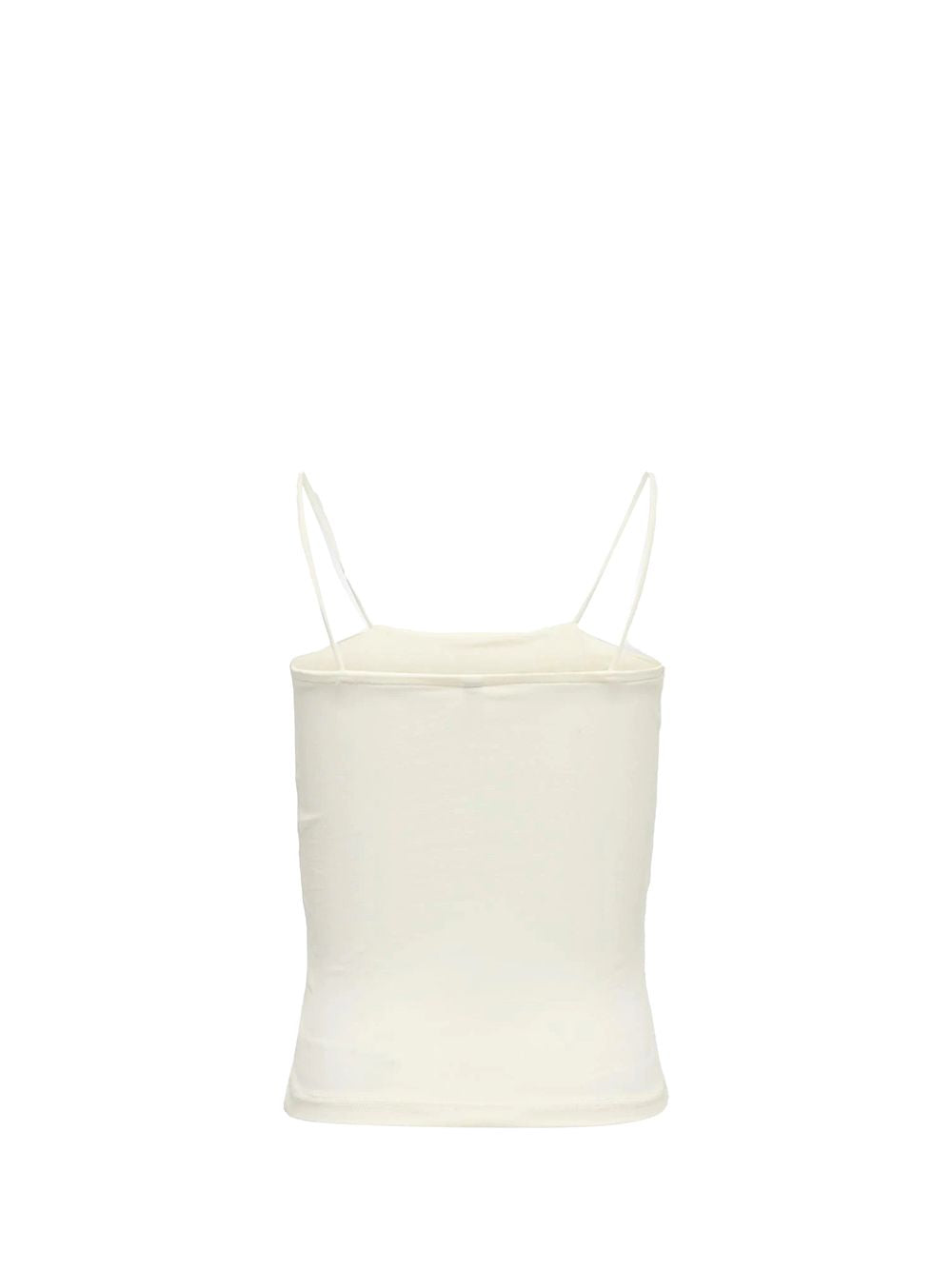 Top Only EA SHORT DOUBLE LAYER SINGLET JRS Bambina - Bianco