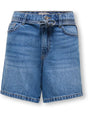Bermuda Only GIANNA HW BELT SHORTS PIMBOX DNM NOOS Bambina - Denim