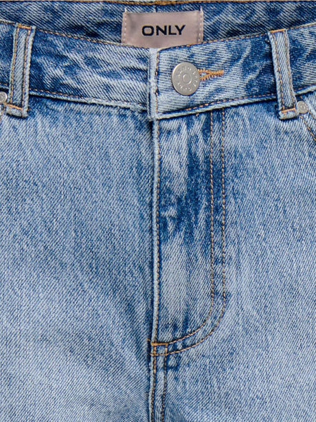 Bermuda Only SONNY HW WIDE DNM SHORTS NOOS Bambina - Denim