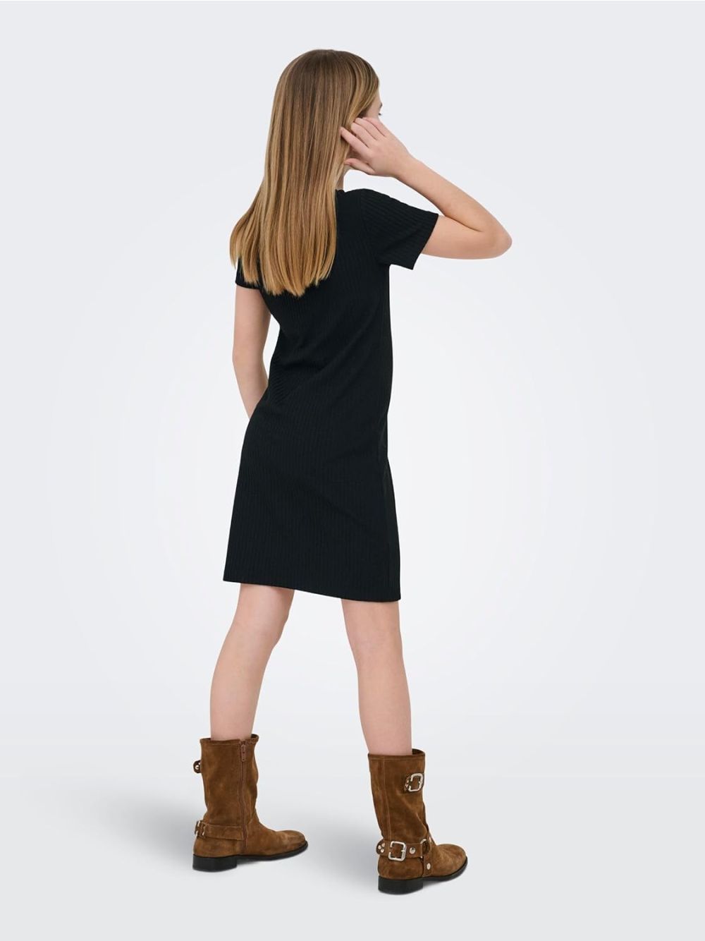 Vestito Only NELLA S/S DRESS VD JRS NOOS Bambina - Nero