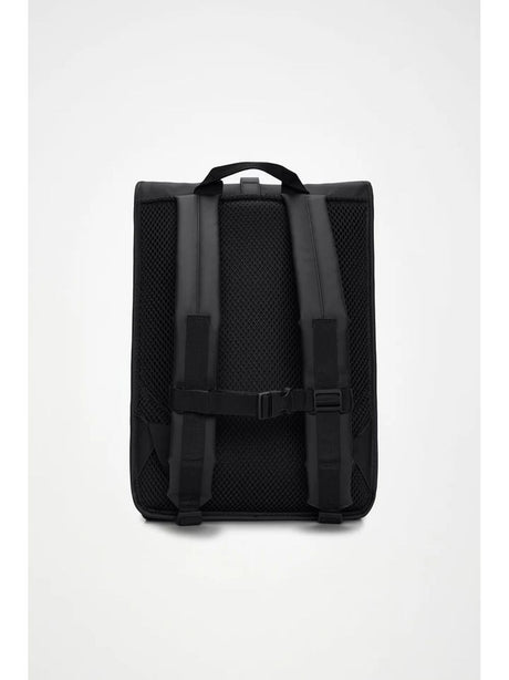 Zaino Rains Rolltop Rucksack Unisex - Nero