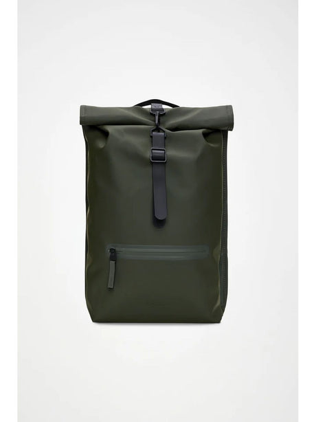 Zaino Rains Rolltop Rucksack Unisex - Verde
