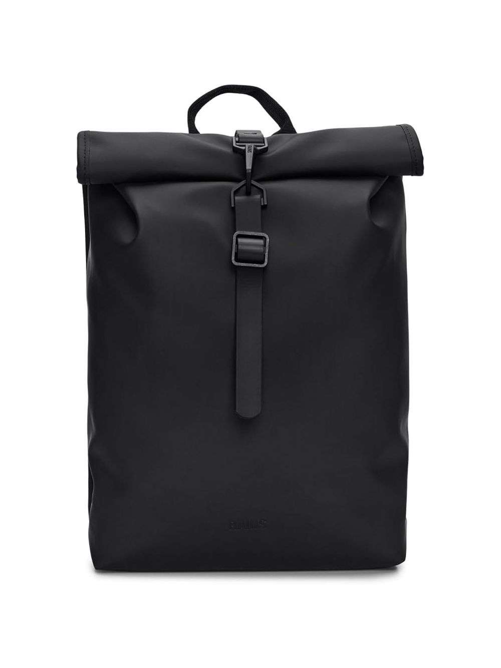 Zaino Rains Rolltop Rucksack Mini Unisex - Nero
