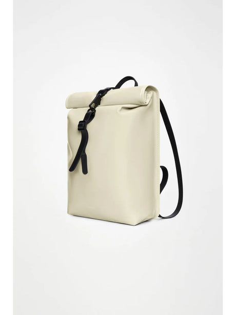 Zaino Rains Rolltop Rucksack Mini Unisex - Avorio