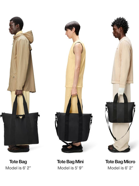 Borsa Rains Tote Bag Micro Unisex - Nero