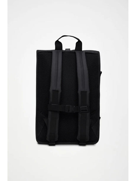 Zaino Rains Rolltop Rucksack Large Unisex - Nero