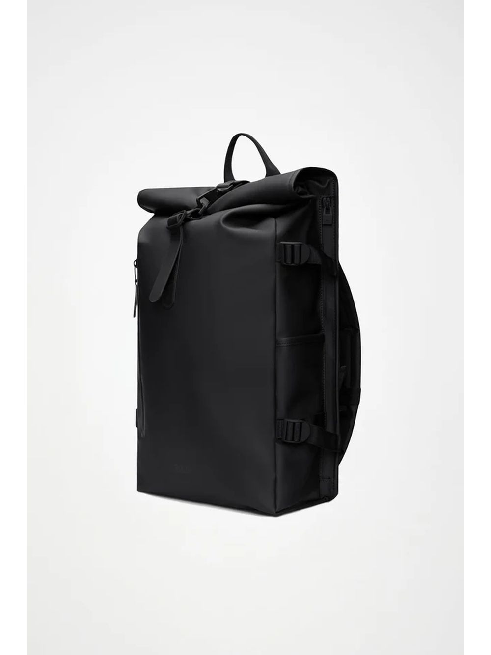 Zaino Rains Rolltop Rucksack Large Unisex - Nero