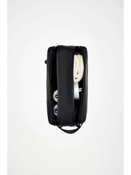 Beauty Case Rains 2 Zip Wash Unisex - Nero