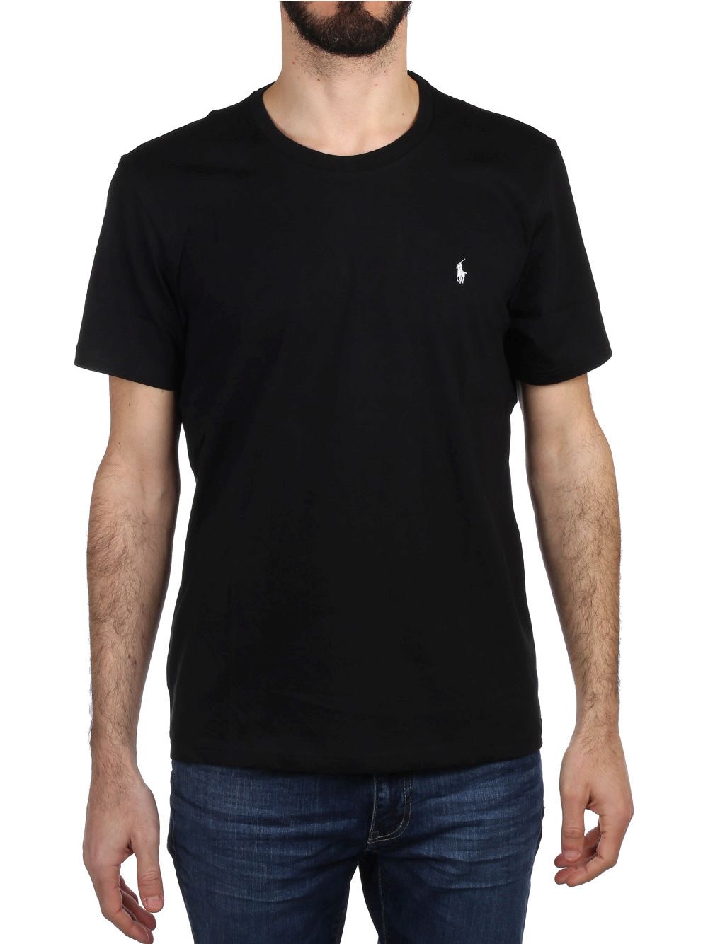 T-shirt Ralph Lauren S/S CREW-SLEEP Uomo - Nero