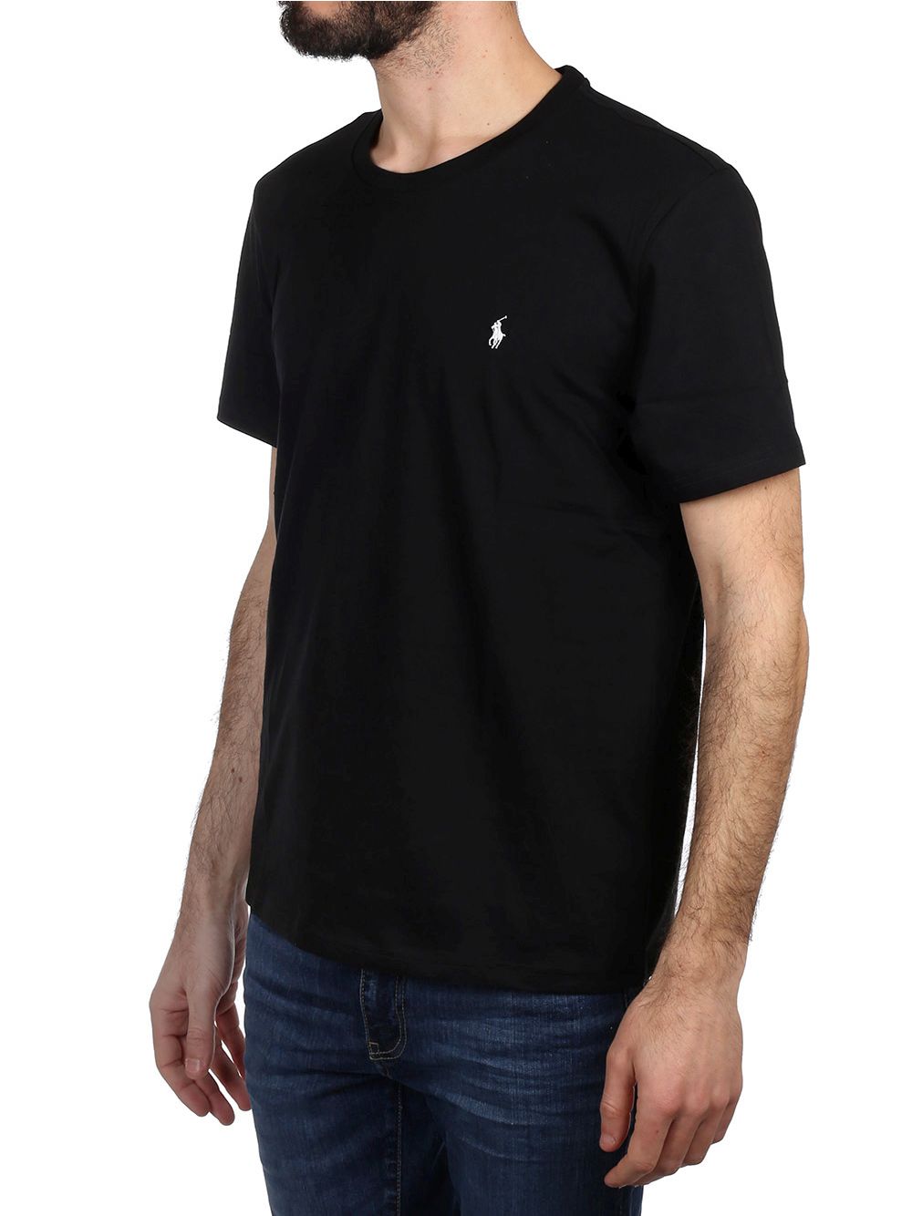 T-shirt Ralph Lauren S/S CREW-SLEEP Uomo - Nero