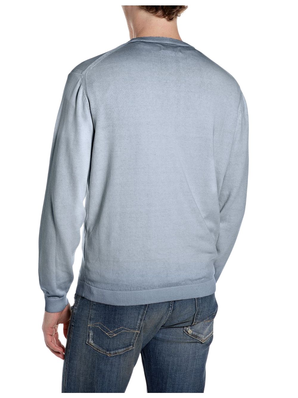 Pullover Replay Uomo - Celeste