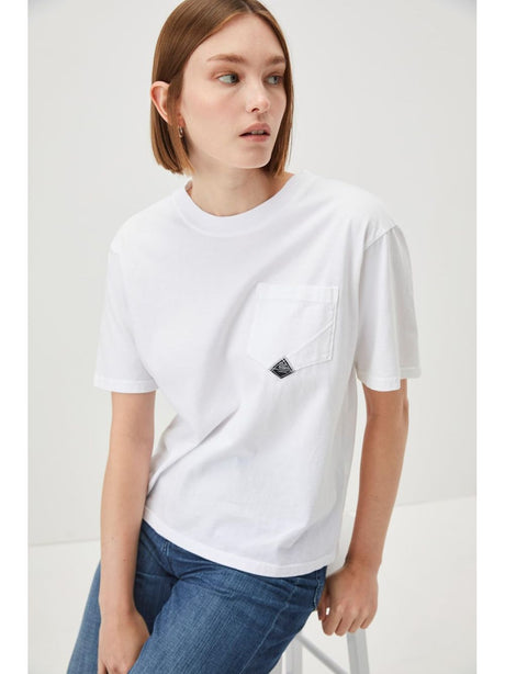 T-shirt Roy Roger's Donna - Bianco