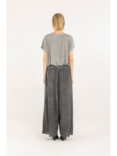 Pantalone Sanctamuerte CON TASCHE SUPER AMPIO Donna - Grigio
