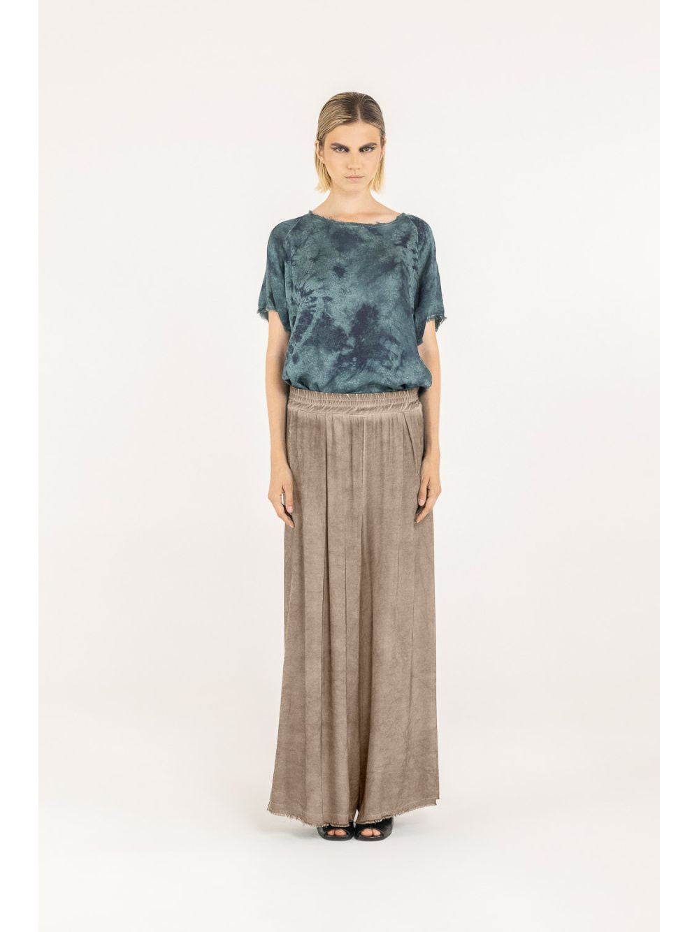 Pantalone Sanctamuerte PALAZZO Donna - Beige