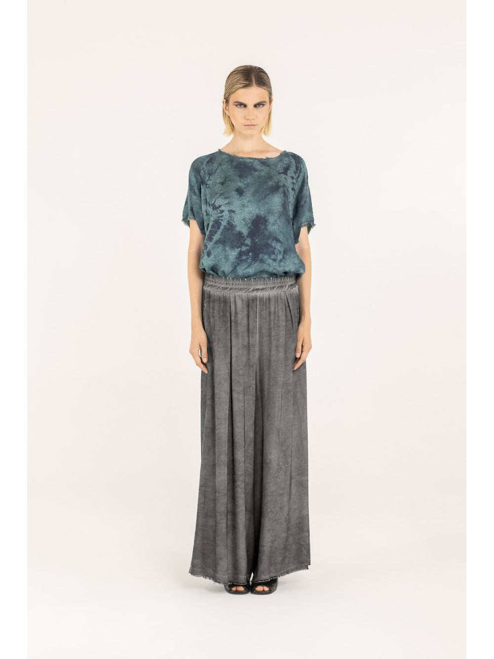 Pantalone Sanctamuerte PALAZZO Donna - Grigio