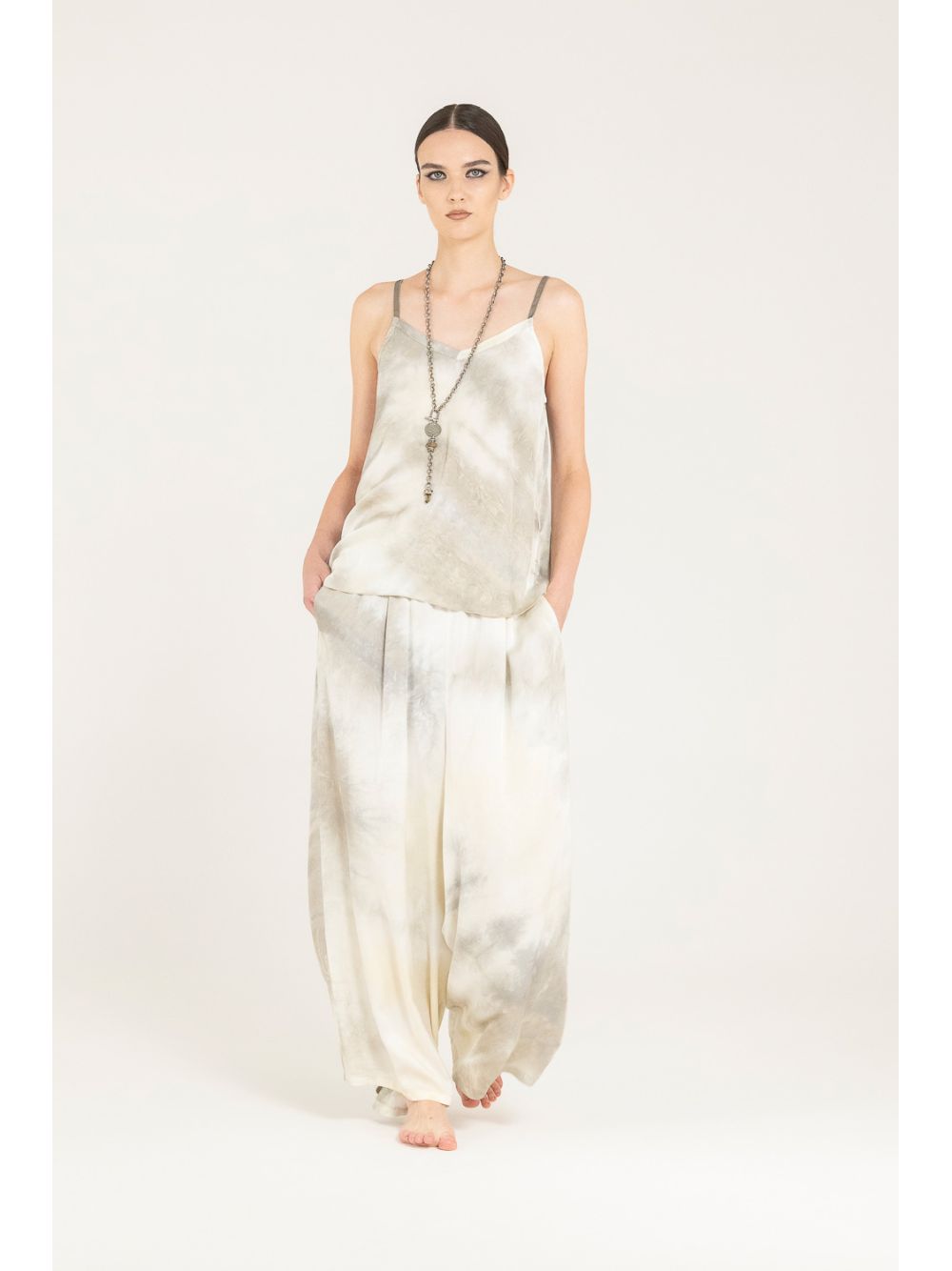 Canottiera Sanctamuerte Donna - Beige