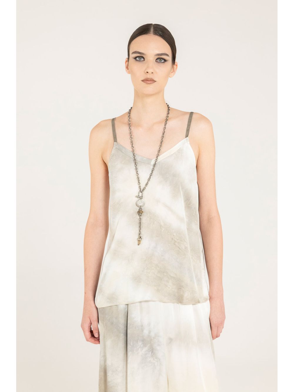 Canottiera Sanctamuerte Donna - Beige